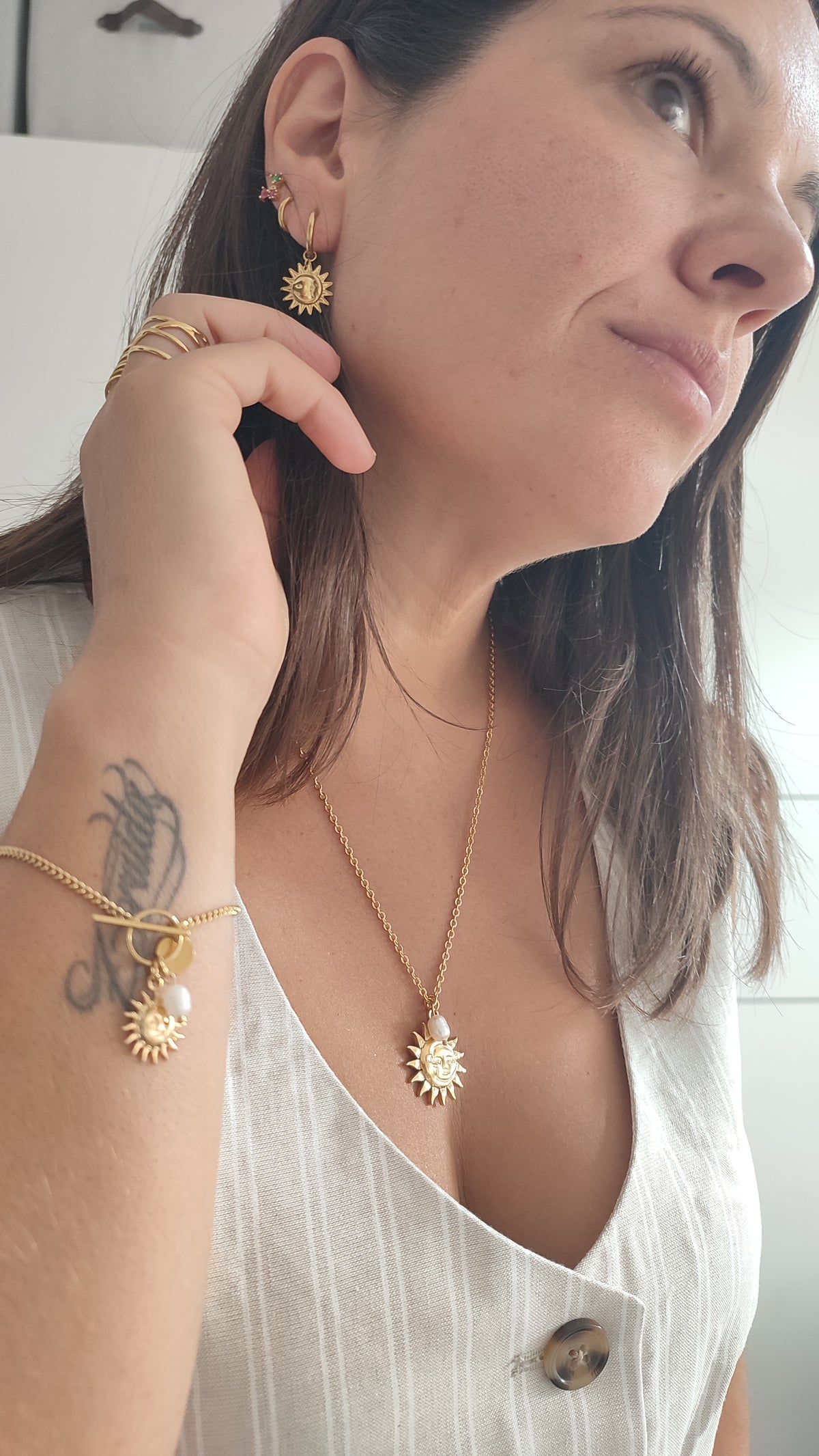 Collar Eclipse ( Cadena fina)