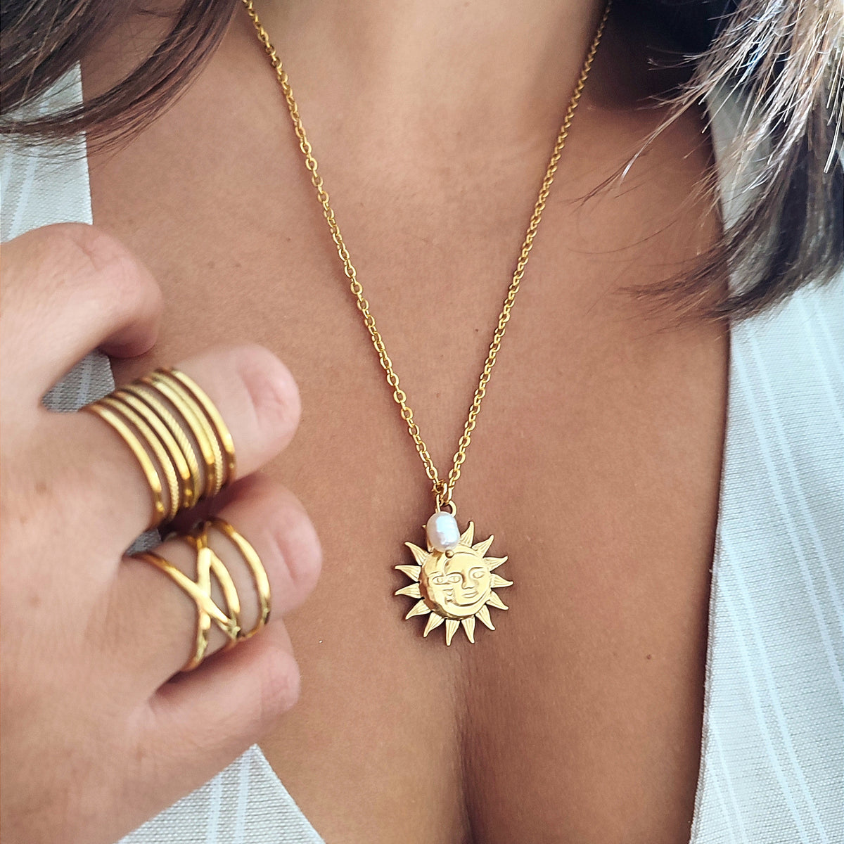 Collar Eclipse ( Cadena fina)
